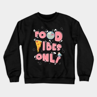 Food Lovers Illustration Crewneck Sweatshirt